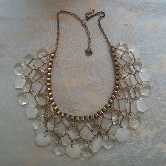 Crystal ice statement necklace - Picture 3 of 5